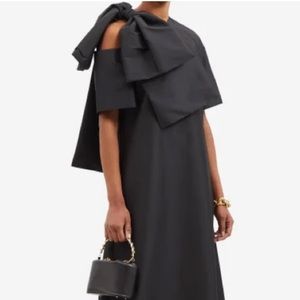 Bernadette Winona taffeta black gown